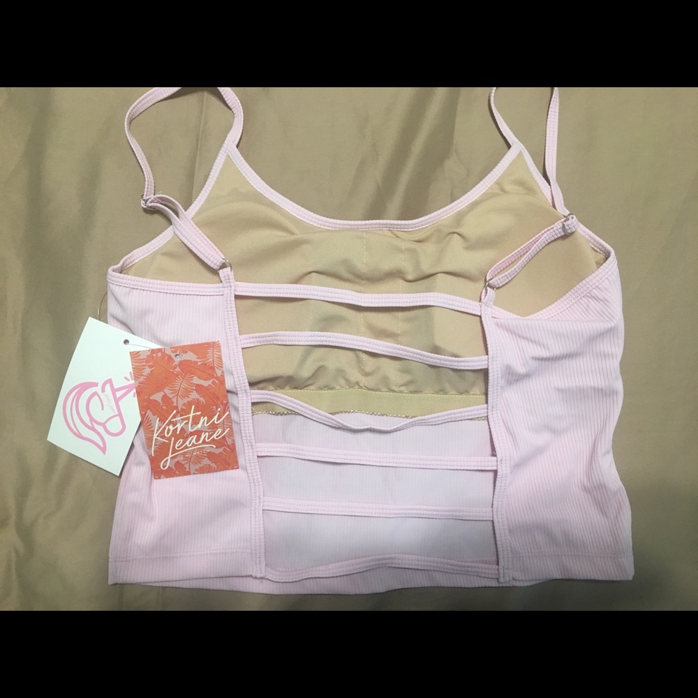 Xl bnwt latterback ribbed dusted lilac